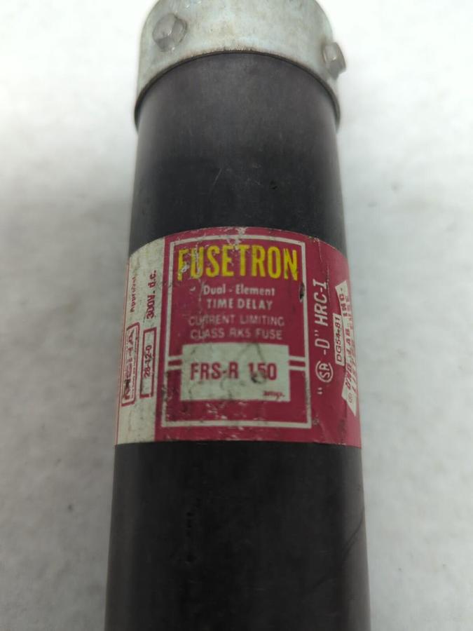 Used COOPER BUSSMANN,FRS-R-150,FUSETRON 150 AMP FUSE PRE-OWNED