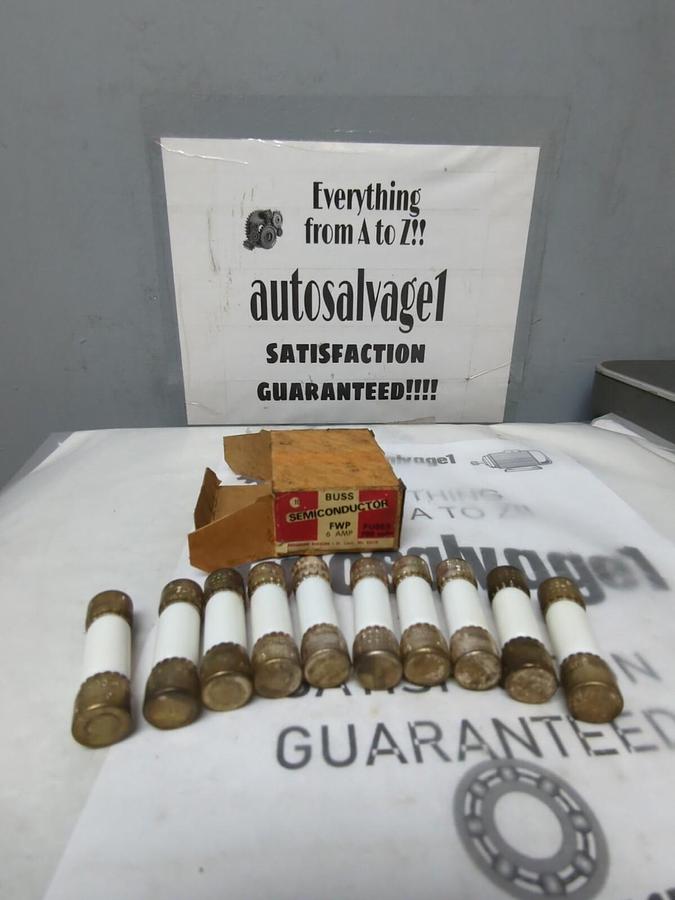 COOPER BUSSMANN,FWP-6,SEMICONDUCTOR 6 AMP FUSES BOX OF 10 NOS