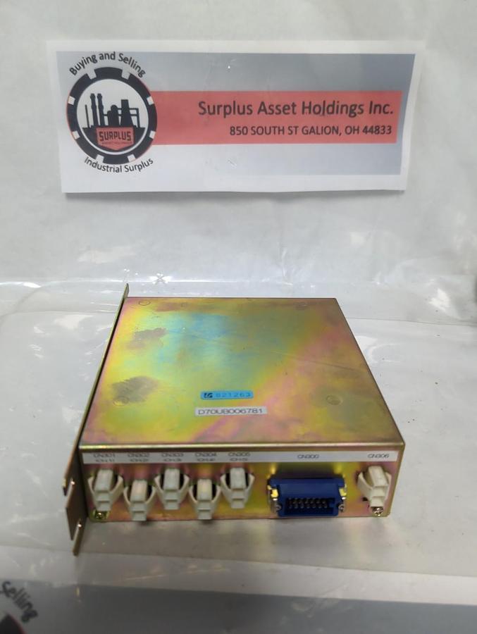 Used MAZAK,D70UB006781,POWER SUPPLY UNIT PRE-OWNED