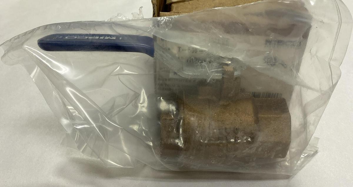 NIBCO,T-585-70-66,BRONZE BALL VALVE 1 INCH NOS