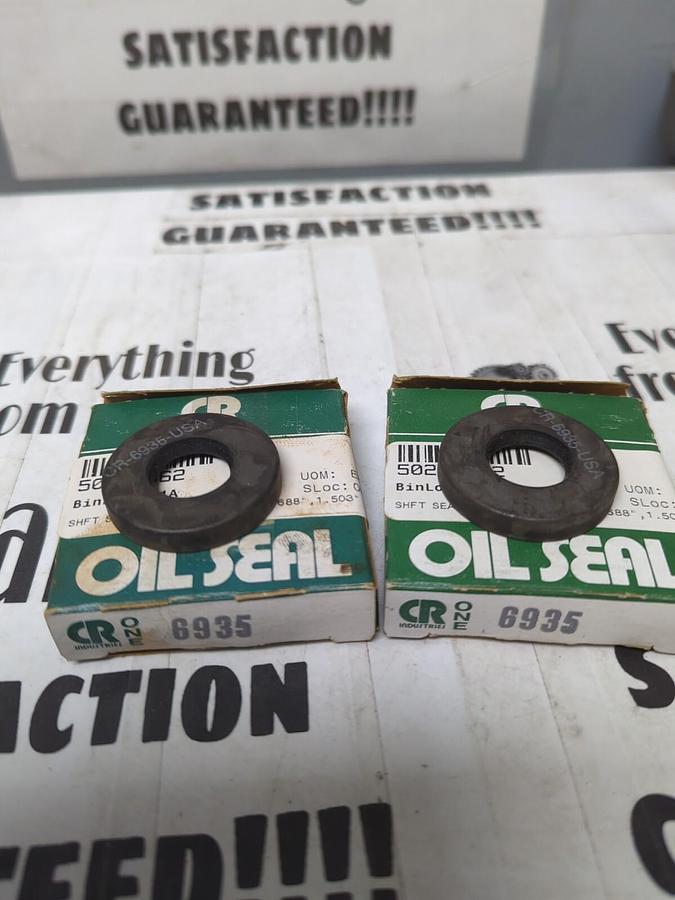 CHICAGO RAWHIDE,6935,OIL SEALS .688 IN X 1.503 IN LOT OF 2 NOS