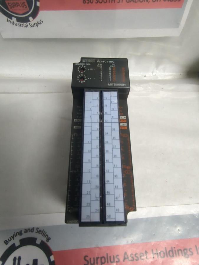 Used MITSUBISHI,AX40Y10C,MELSEC INPUT/OUTPUT UNIT PRE-OWNED