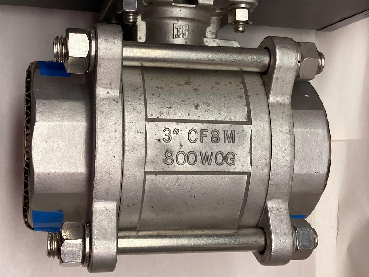Inline Ball Valve,AP-SR-140-B-N,Actuated Stainless Ball Valve 1453# Torque