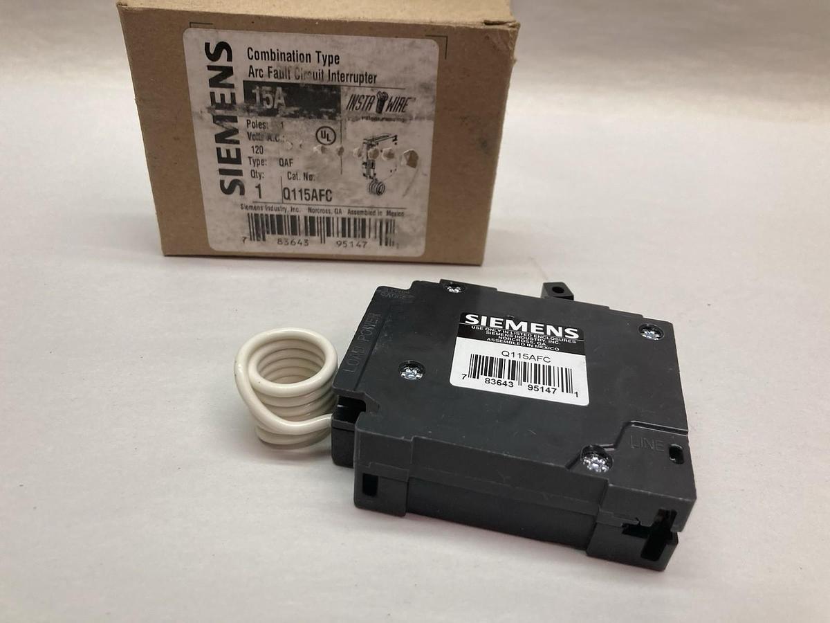 Siemens,Q115DFC,Circuit Breaker Plug-In 15A 120V