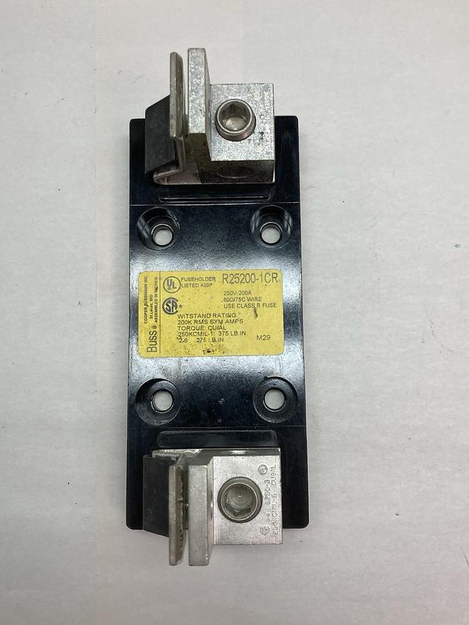 Used Bussmann,R25200-1CR,Fuse Holder