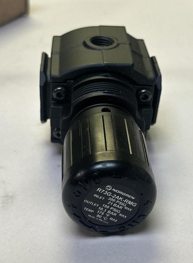 Used NORGREN,R73G-2AK-RMG,PRESSURE REGULATOR NEW
