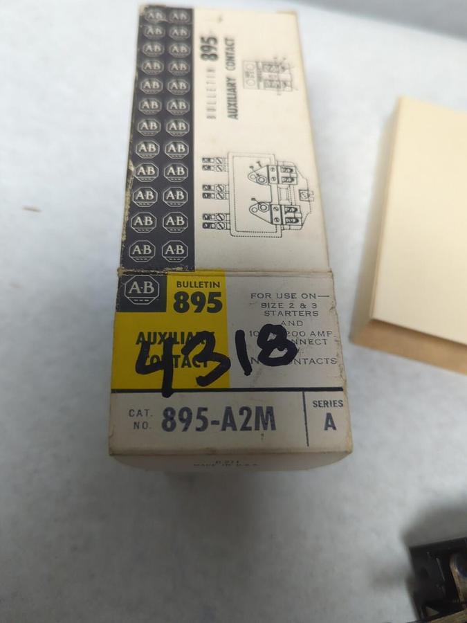ALLEN-BRADLEY,895-A2M,SERIES A AUXILIARY CONTACT NOS