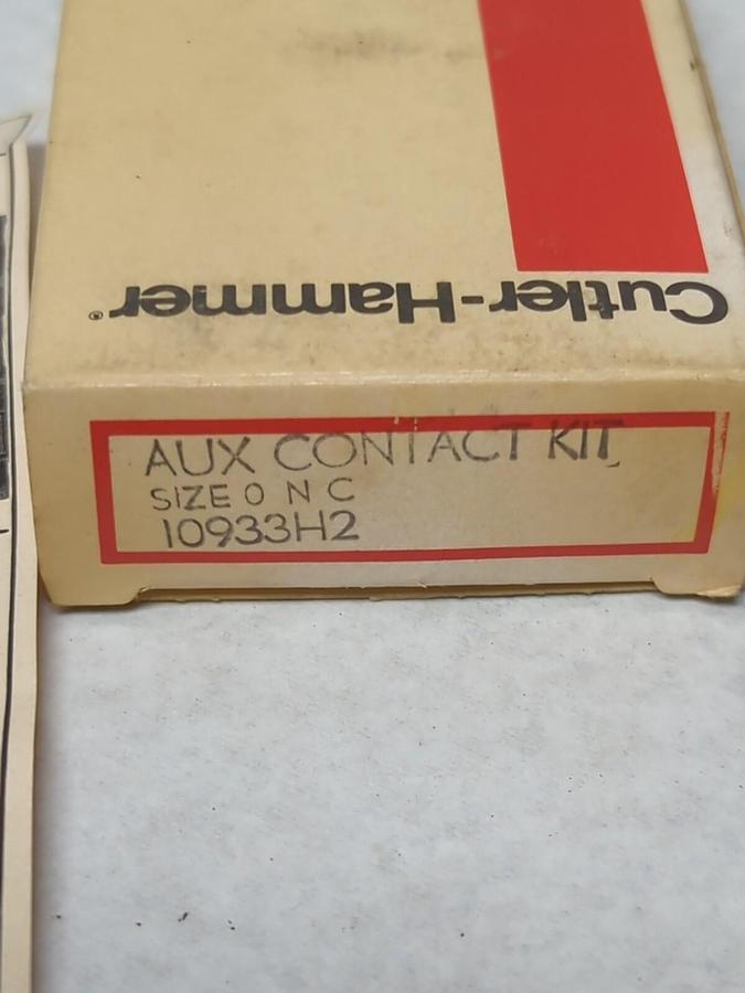 CUTLER-HAMMER,10933H2,AUXILIARY CONTACT SIZE 0 NOS
