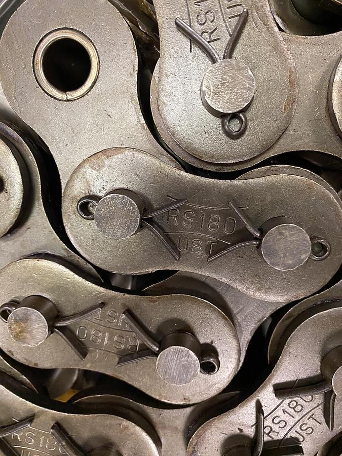 US TSUBAKI,180CB,RS 180 COTTER 10ft ROLLER CHAIN