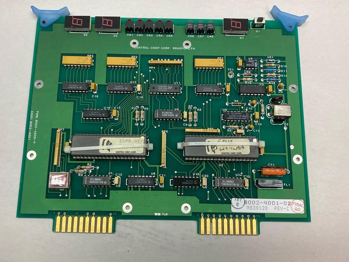 Used Control Chief,8002-4001-02,Relay Board