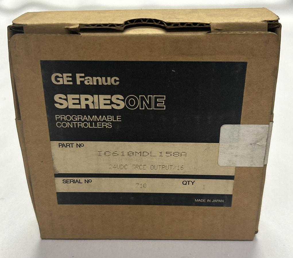 Used GE FANUC,IC610MDL158A,OUTPUT MODULE NEW