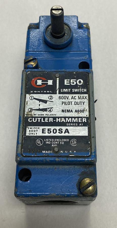 Used Cutler-Hammer,E50SA,Series A1 Limit Switch