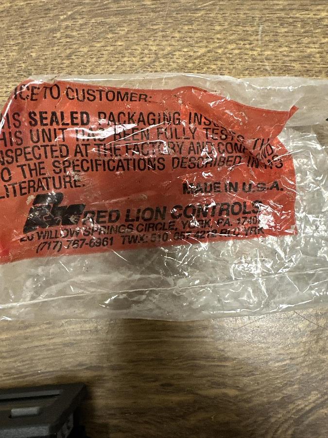 Used Red Lion Controls,CUB70010,Electronic Counter