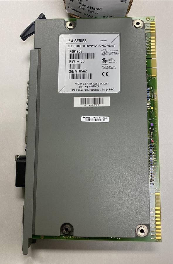 Used ALLEN BRADLEY,P0912DV,SER C CPU PROCESSOR MODULE REFURBISHED