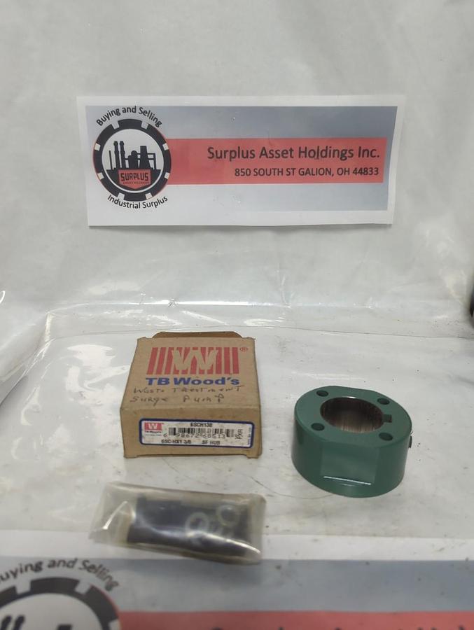 TB WOOD'S,6SCH138,SURE-FLEX HUB 1-3/8 INCH NOS