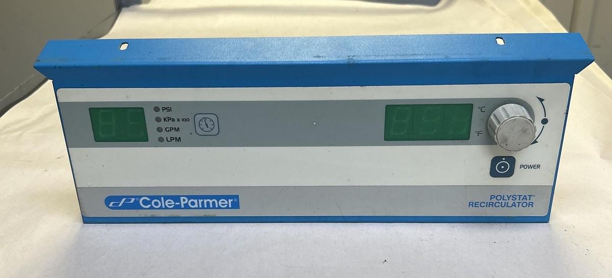 Used COLE-PARMER,500-245,POLYSTAT RECIRCULATOR CONTROL PANEL