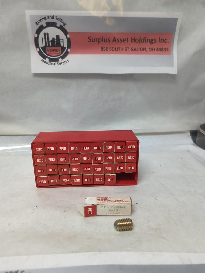 REID,W-9N,BALL PLUNGER BH-60N LOT OF 35 PCS NOS