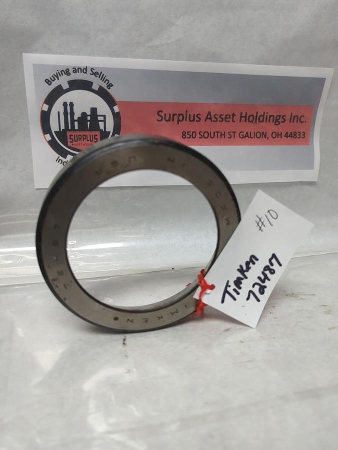 Used TIMKEN,72487,ROLLER BEARING CUP PRE-OWNED