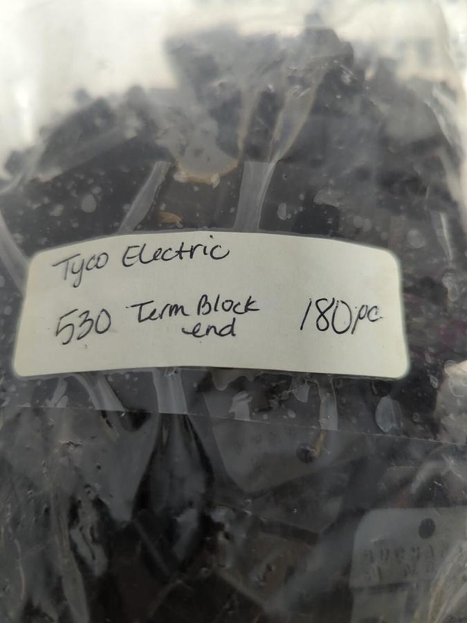 TYCO ELECTRIC/BUCHANAN,# 530,TERMINAL BLOCK END SECTION LOT OF 180 NOS