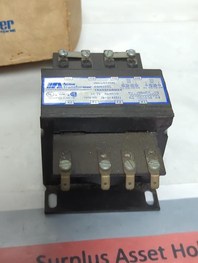 ACME TRANSFORMER,TA-2-81201,INDUSTRIAL CONTROL TRANSFORMER NOS