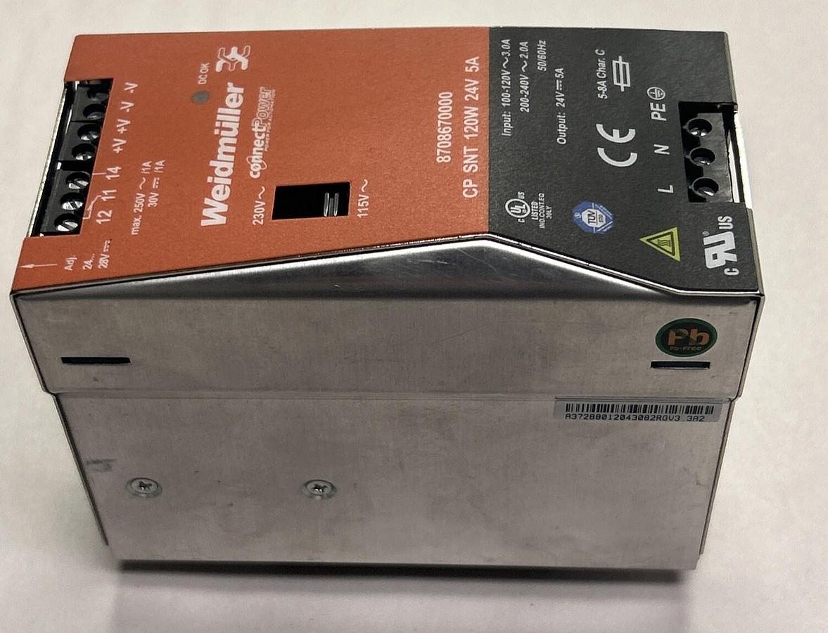 Used WEIDMULLER,8708670000,POWER SUPPLY