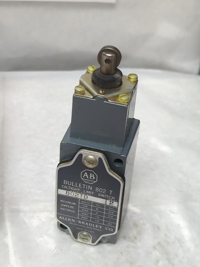 ALLEN BRADLEY,802TD,SERIES 2 OIL TIGHT LIMIT SWITCH NOS