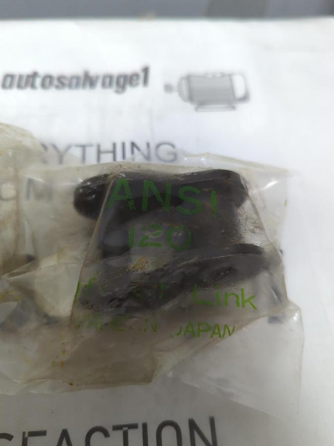 ANSI,120,HEAVY ROLLER CHAIN CONNECTING LINK COTTER TYPE LOT OF 2 NOS