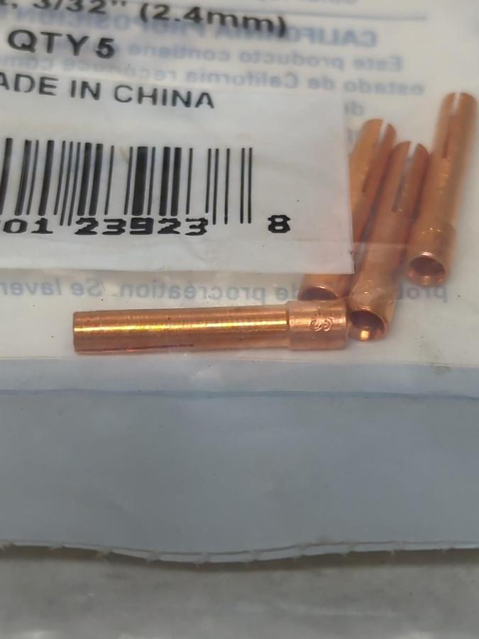 VALLEY NATIONAL,13N23VNG,COLLET BODY 3/32 INCH (2.4MM) LOT OF 13 NOS