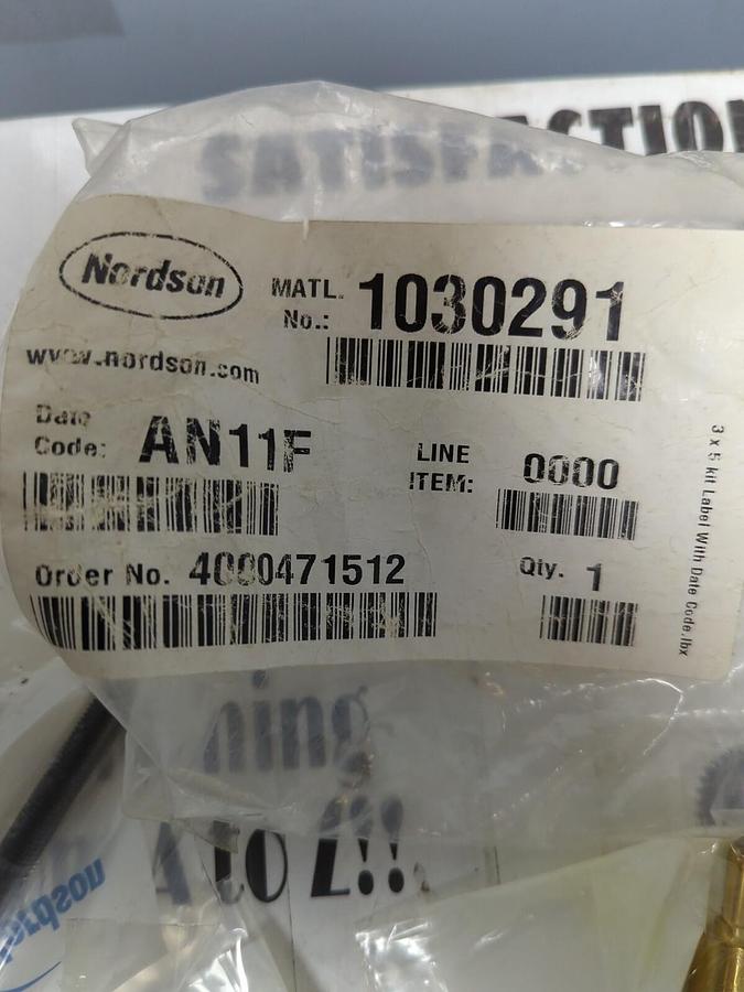 Used NORDSON,1030291,HOT MELT CONTROL VALVE REBUILD KIT NEW