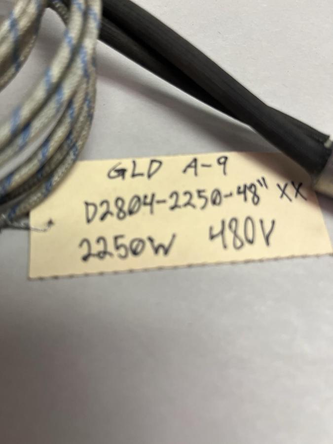 GLD,D2804-2250-48",IMMERSION HEATER ELEMENT 2250W 480V A-9