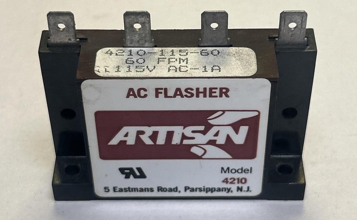 Used ARTISAN,4210-115-60,AC FLASHER