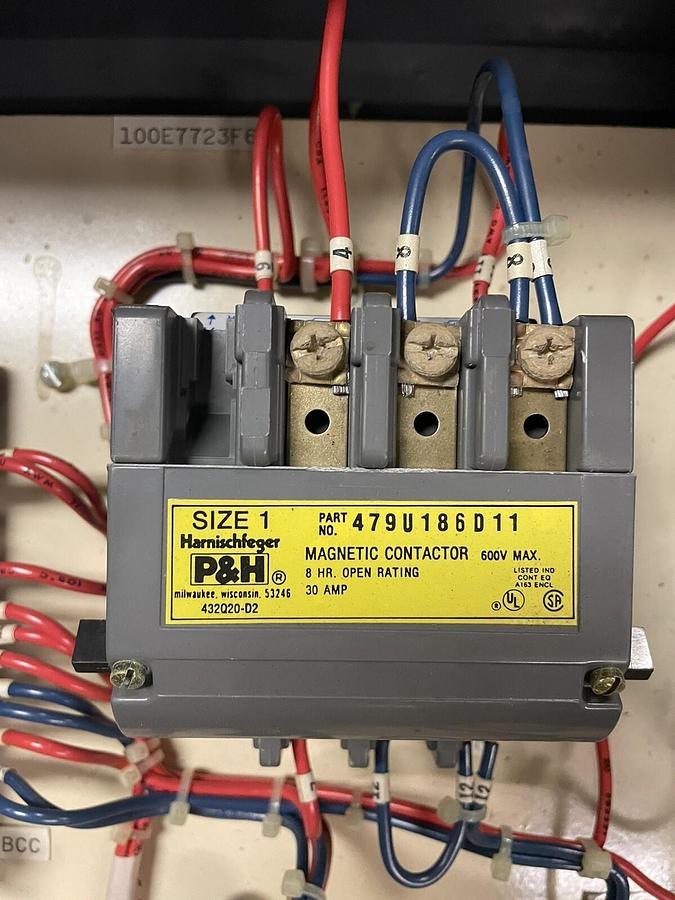 P&H,100E7723-6,CRANE RECTIFIER UNIT 460V 0.5KVA 500VA PRI 460V SEC 115/24V