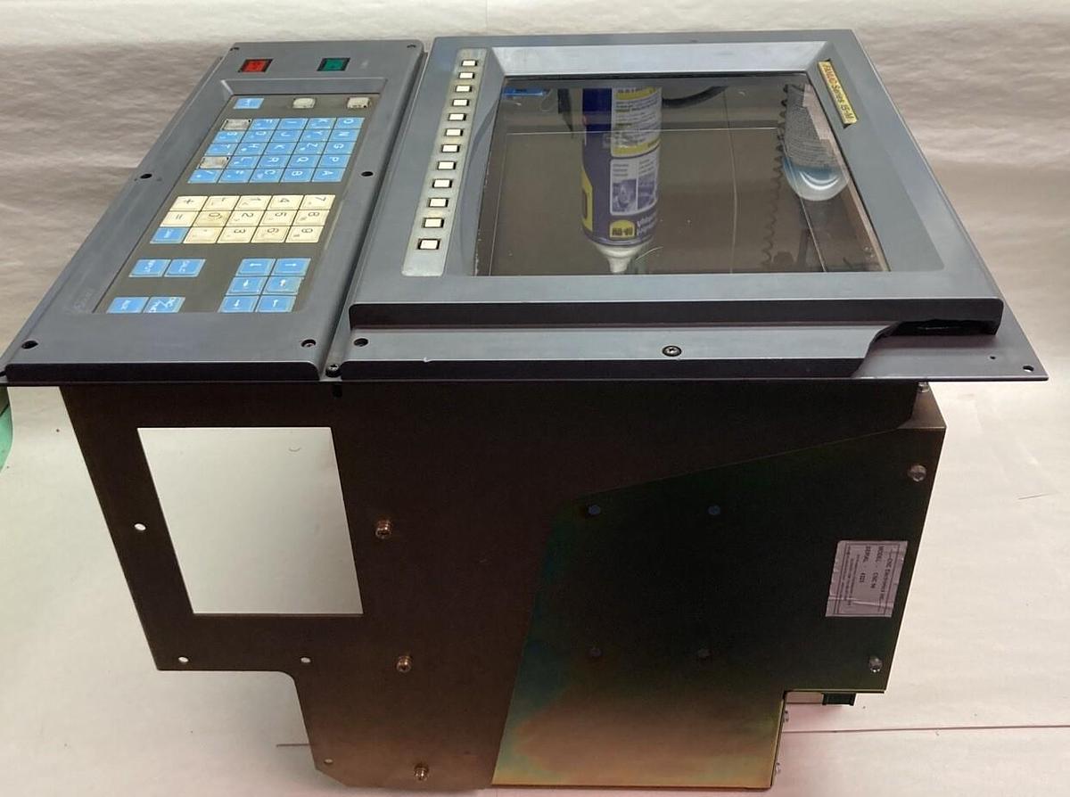 Used Fanuc,A02B-0094-C061,Panel with CNC Electronics Model CNC 94 Monitor SCREEN BROK