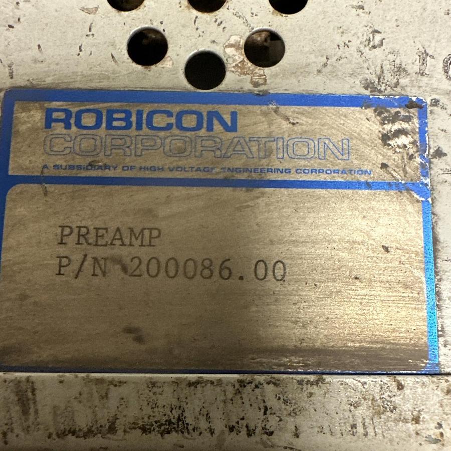 Used Robicon Corporation,200086.00,Pre-Amp