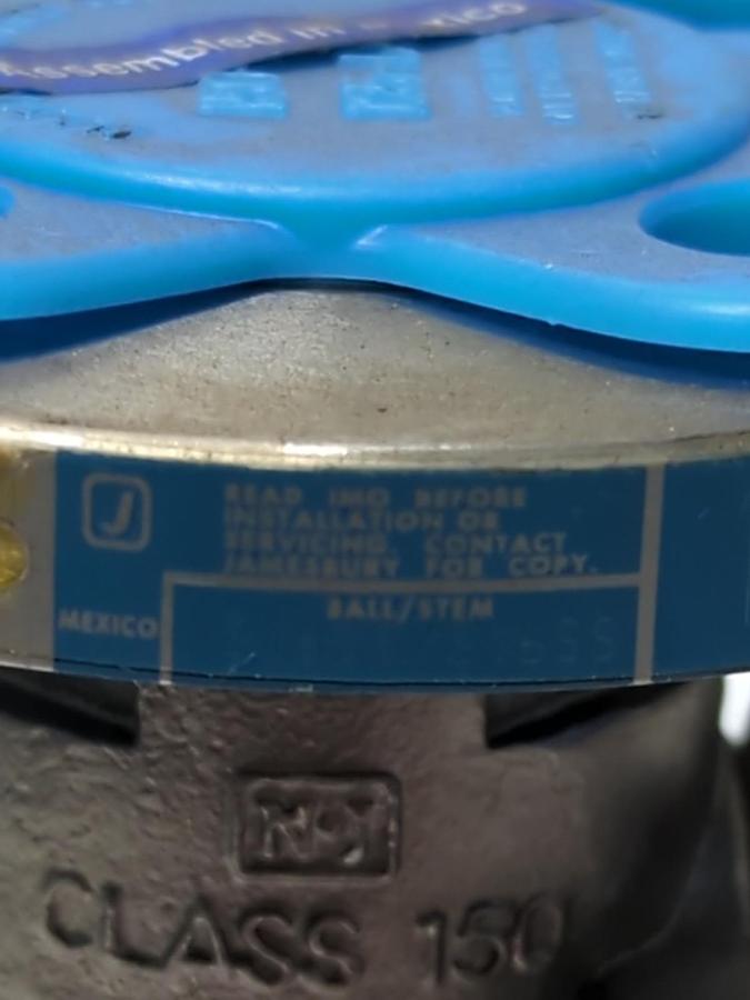 Used JAMESBURY,1/2 5150 P1 11 360011,VALVE SEATS PTFE CWP-PSIG 2.75 HYDROGEN PEROXIDE