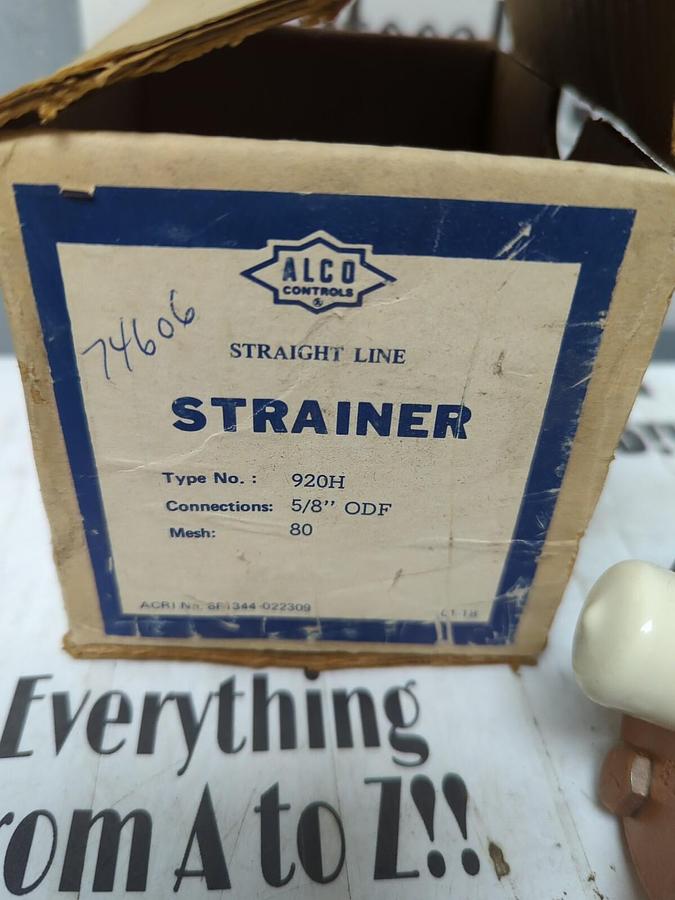 ALCO,920H,5/8 INCH ODF STRAIGHT LINE STAINER 80 MESH NOS