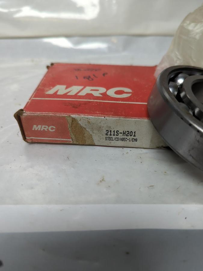 MRC,211S-H201,DEEP GROOVE BALL BEARING NOS