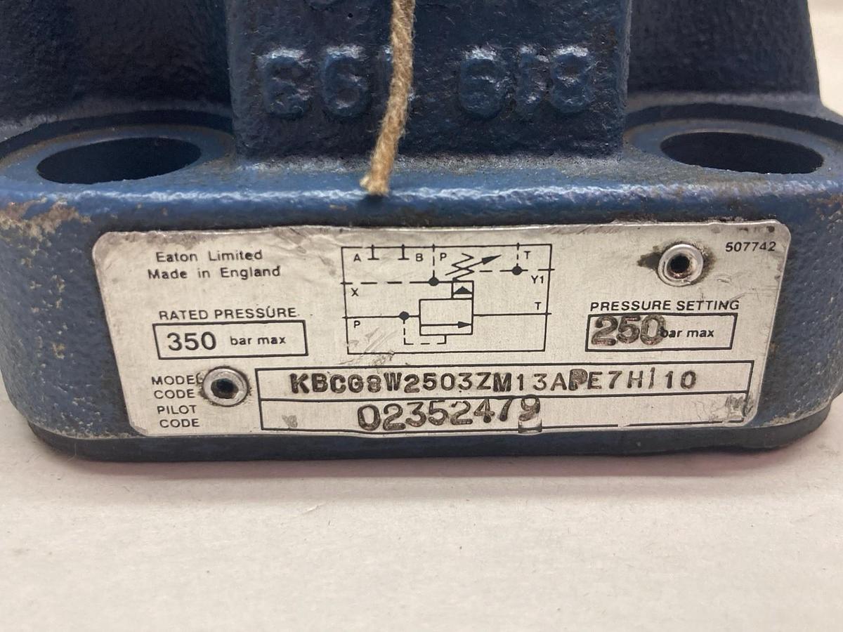 Used Eaton Vickers,KBCG8W2503ZM13APE7H110,Proportioning Pressure Relief Valve