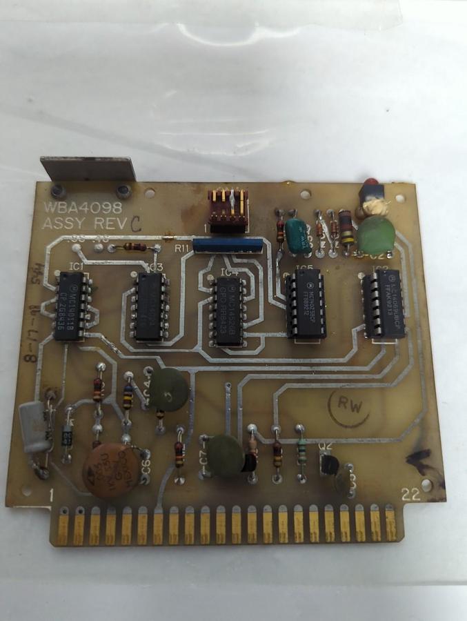 Used FEMCO,WBA4098,RECIEVER ASSY BOARD REV C PRE-OWNED