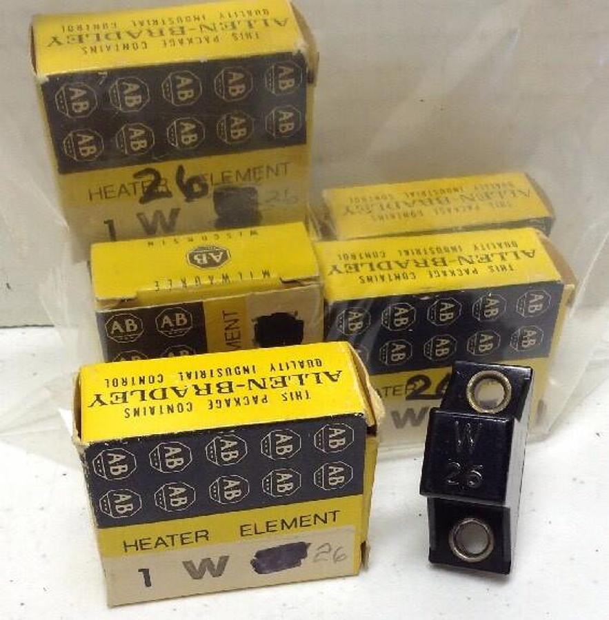 Allen-Bradley,W26,Heater Element Lot of 6