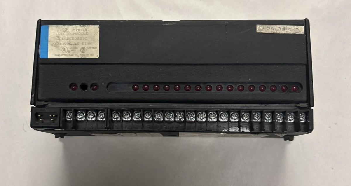 Used GE FANUC,IC660EBD021C,GENIUS BLOCK ELECTRONIC MODULE