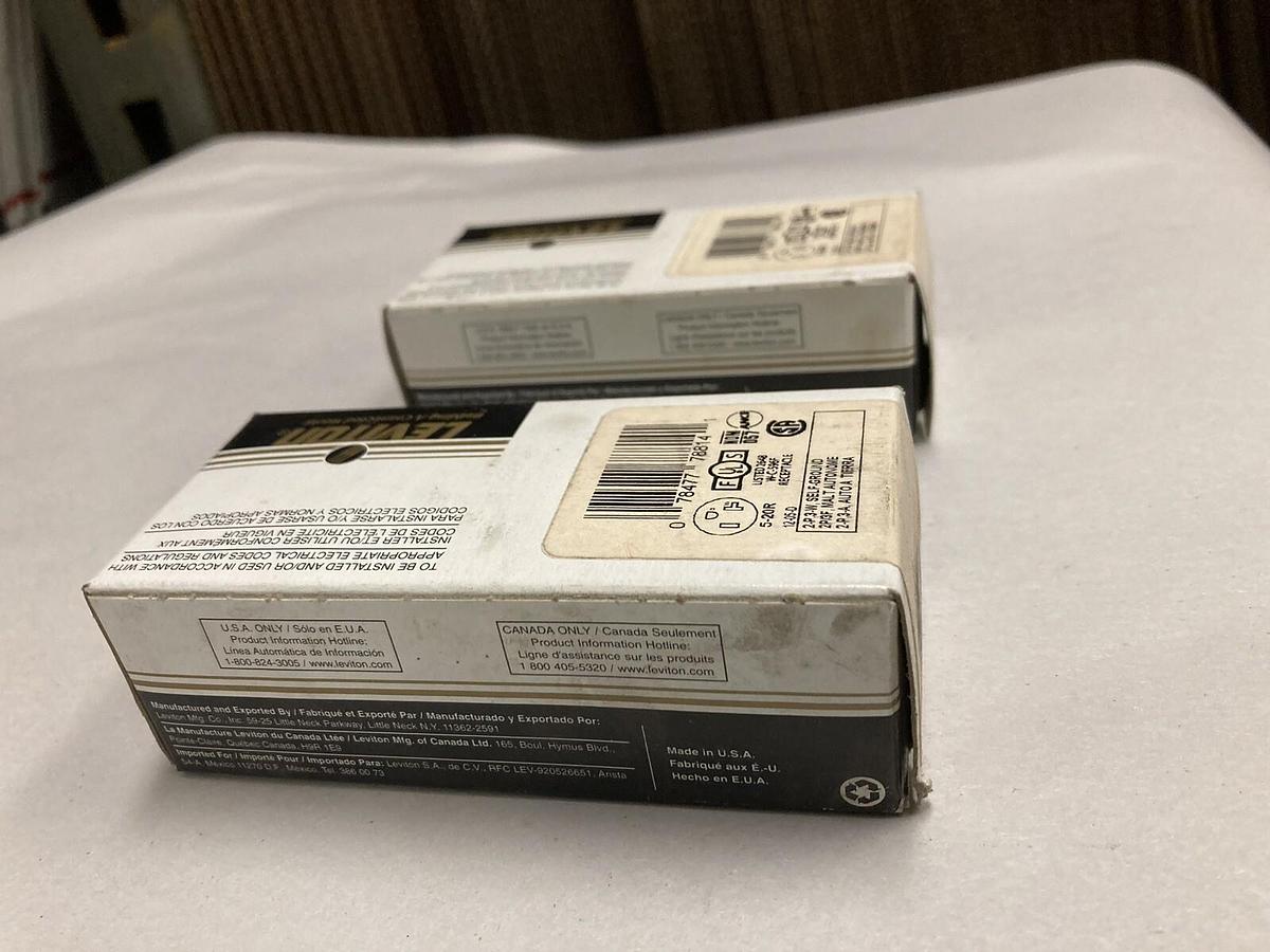 Leviton Duplex,5342,Receptacle Lot of 2