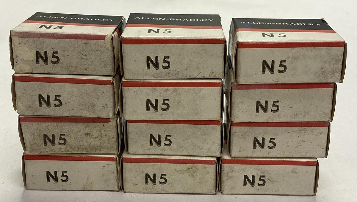ALLEN BRADLEY,N5,OVERLOAD RELAY HEATER ELEMENT LOT OF 12 NOS