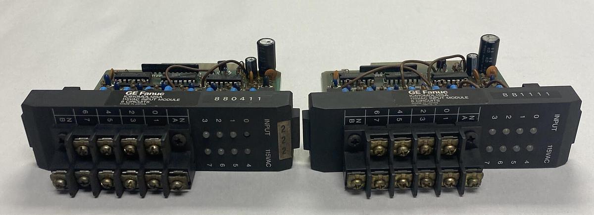 Used GE Fanuc,IC610MDL125A,Input Module Lot Of 2