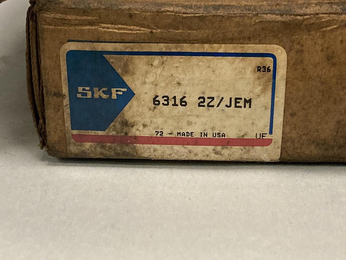 Used SKF,6316 2Z/Jem,Radial Ball Bearing