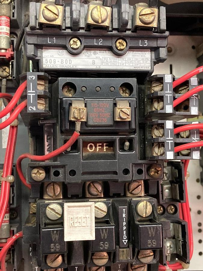 Used Allen-Bradley,2113B,Size 1 Starter MCC Bucket 30A BREAKER