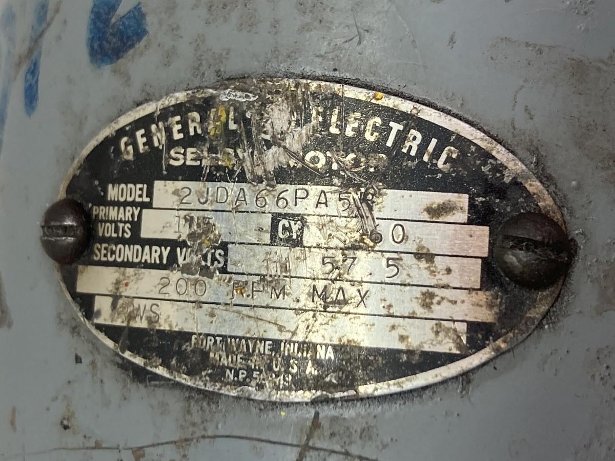 Used General Electric,2JDA66PA5B,Selsyn Motor 115V 60 CY