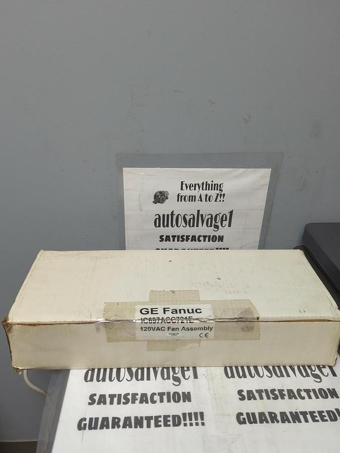 GE FANUC,IC697ACC721E,RACK FAN ASSEMBLY 120VAC NOS