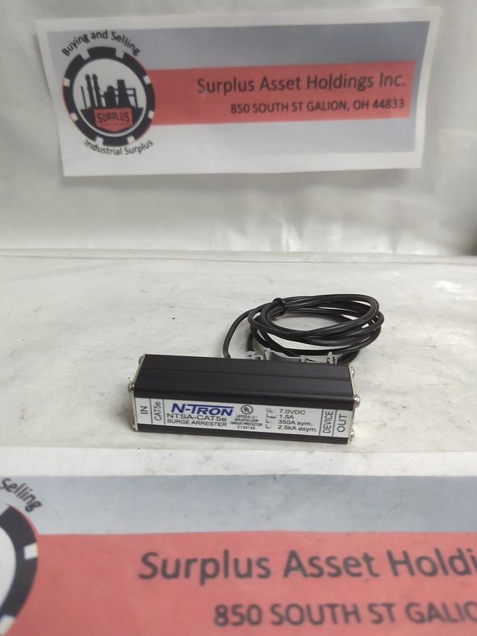 RED LION,NTSA-CAT5e,N-TRON DIN-RAIL SURGE ARRESTER NOS