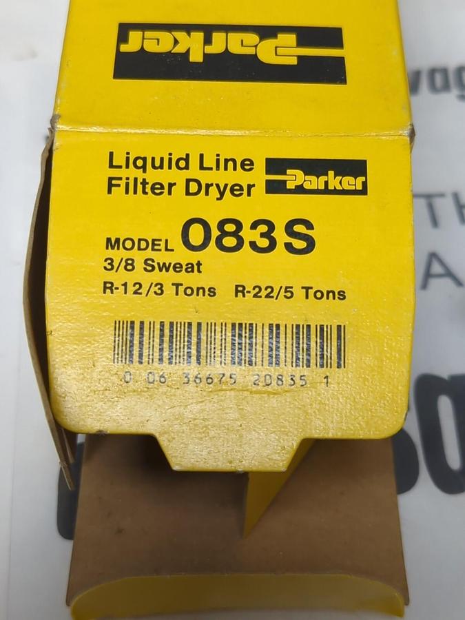 PARKER,MODEL 083S,LIQUID LINE FILTER DRYER 3/8 INCH